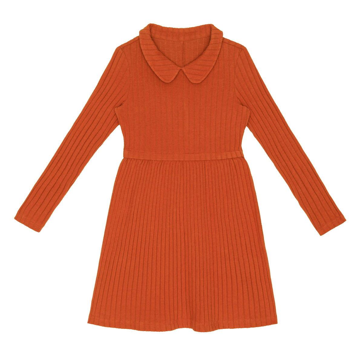 LITTLE HEDONIST -  Robe à manches longues orange neuve - 2 ans