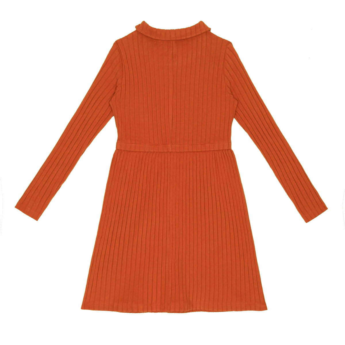 LITTLE HEDONIST -  Robe à manches longues orange neuve - 2 ans