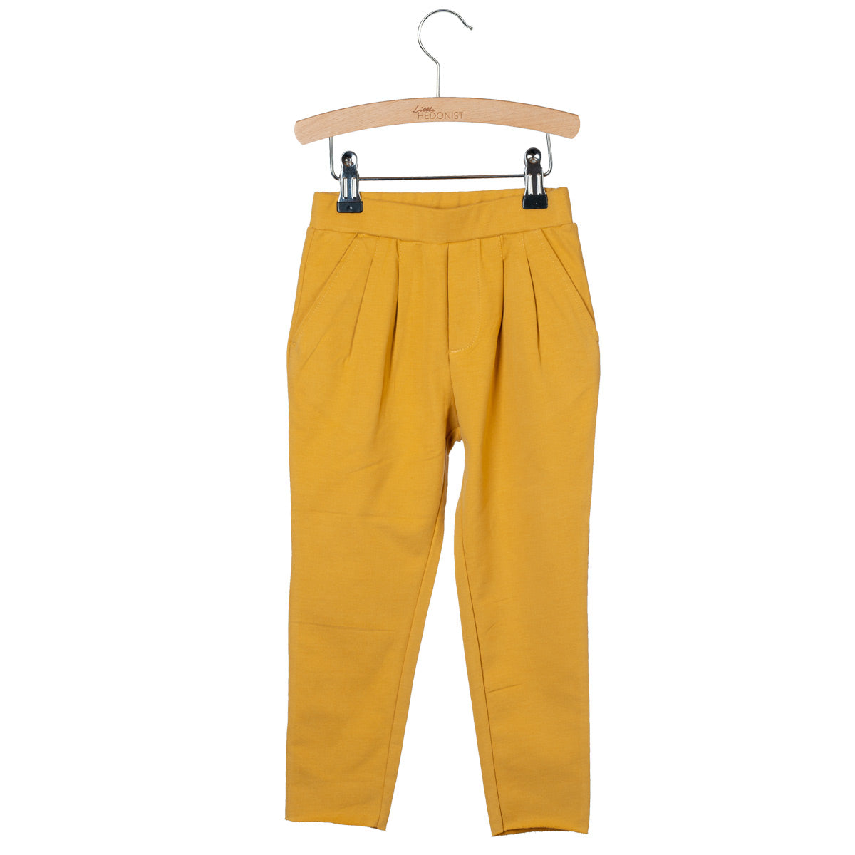 LITTLE HEDONIST -  Pantalon à plis jaune neuf