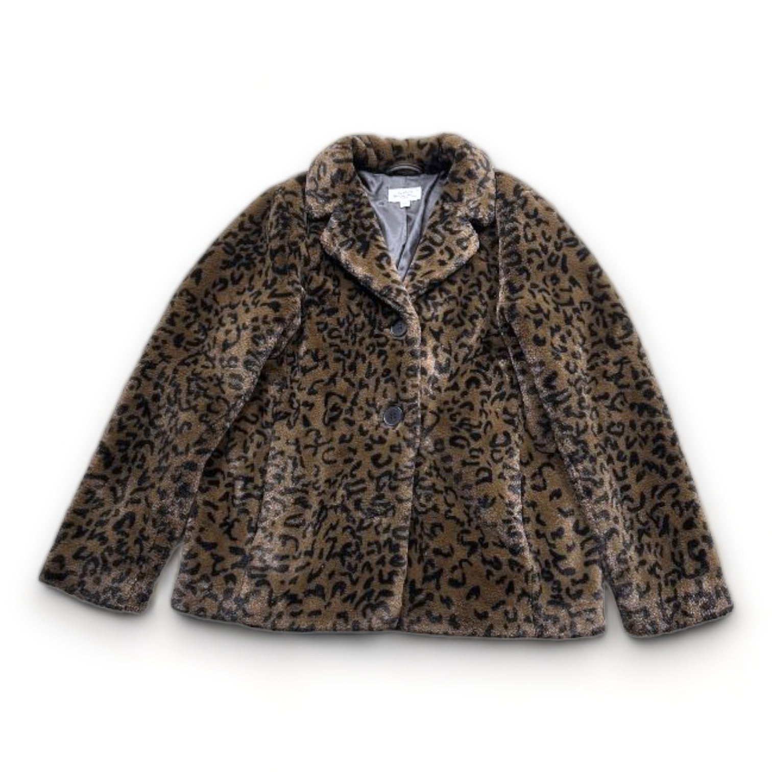 HARTFORD - Manteau en fourrure léopard - 14 ans