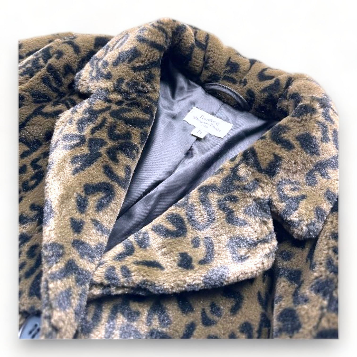 HARTFORD - Manteau en fourrure léopard - 14 ans