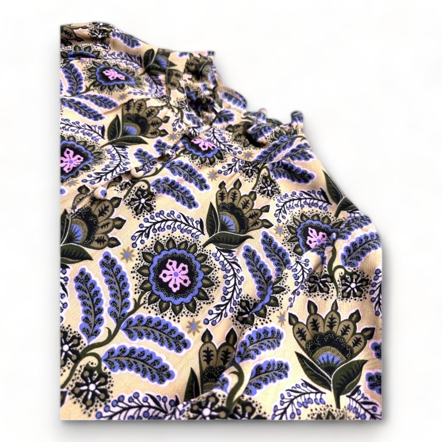 SCOTCH & SODA - Robe marron et violette à motifs - 12 ans