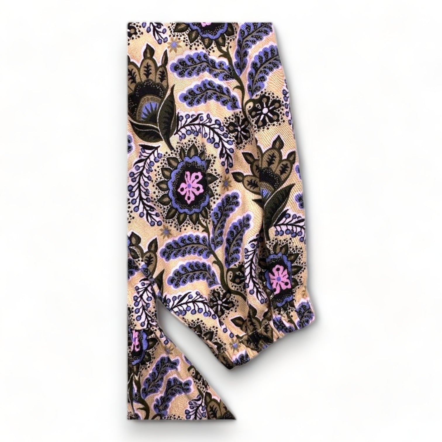 SCOTCH & SODA - Robe marron et violette à motifs - 12 ans