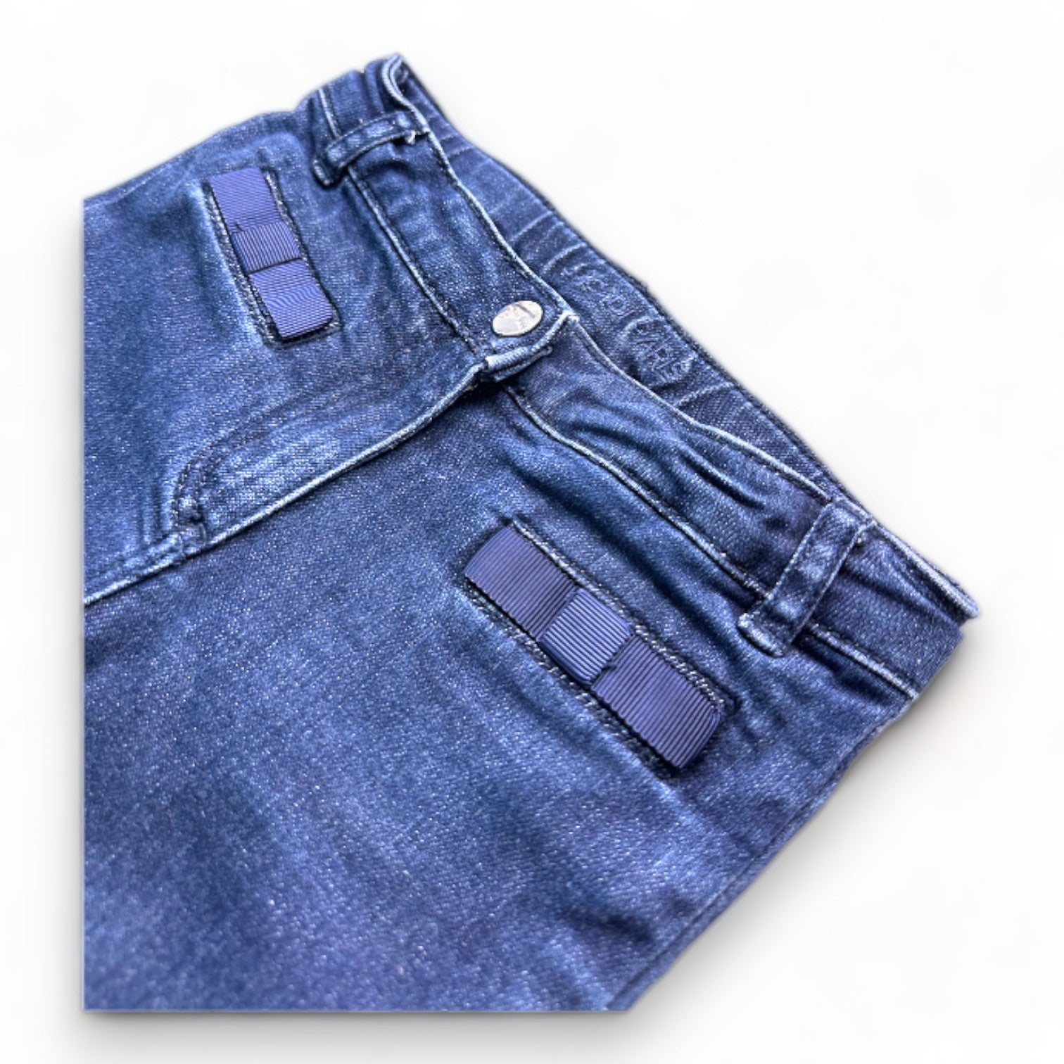 JACADI - Pantalon bleu en jean - 2 ans