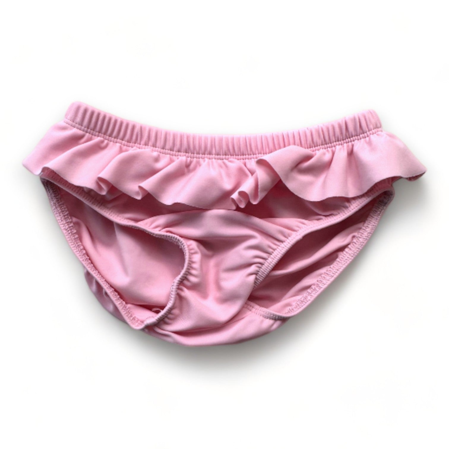 PETIT BATEAU - Culotte de bain rose avec volant - 6 mois
