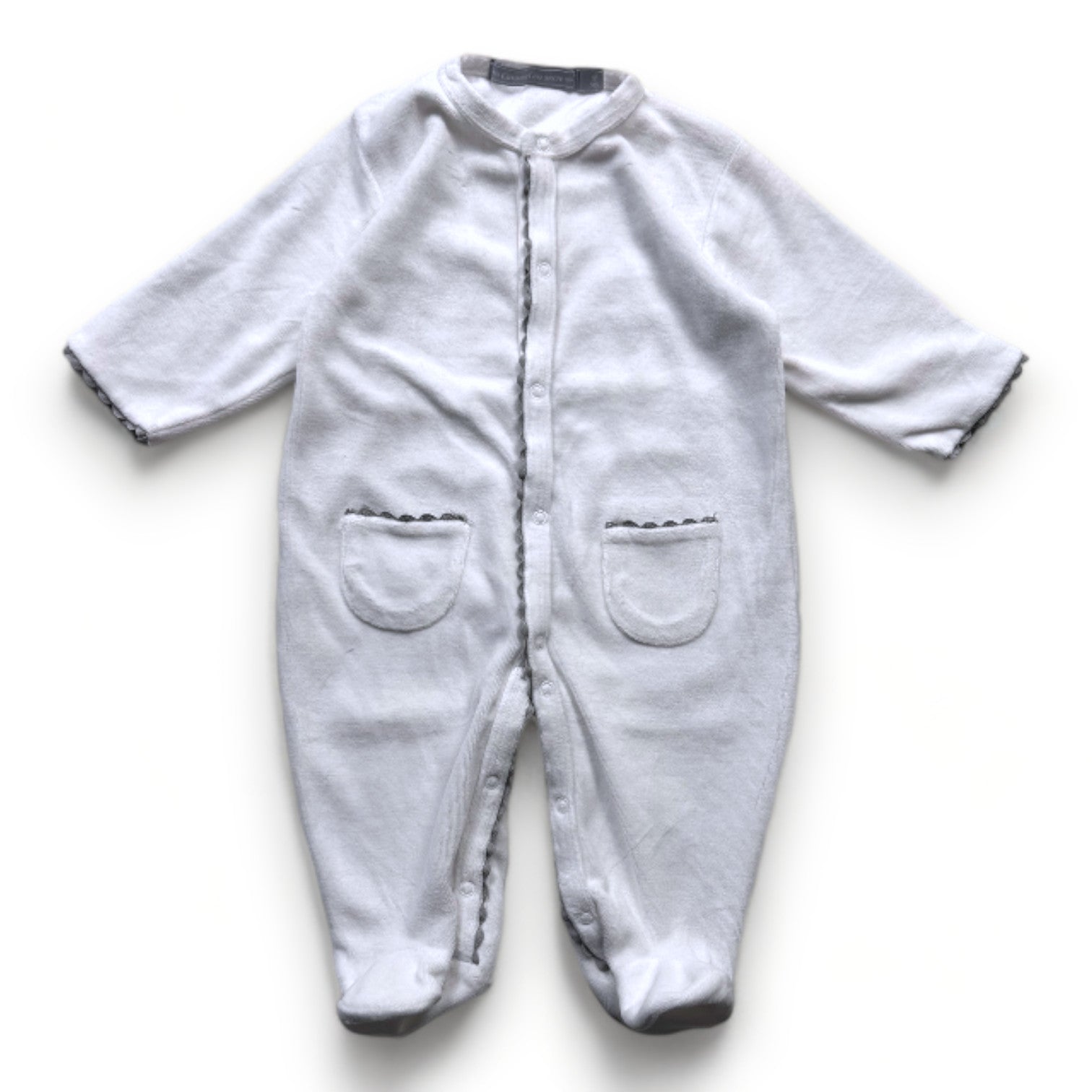 CARAMEL AU SUCRE - Pyjama blanc - 6 mois