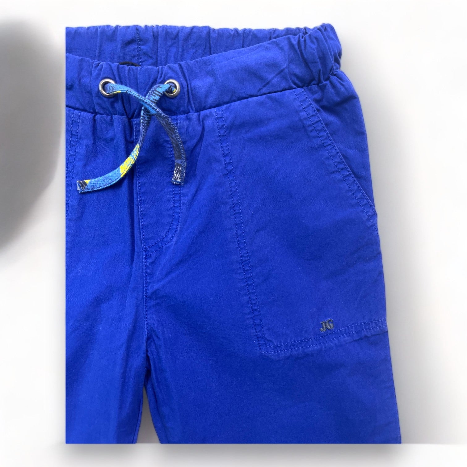 JUNIOR GAULTIER - Pantalon droit bleu profond (neuf) - 4 ans