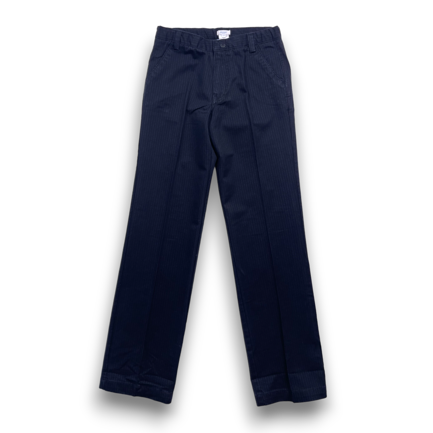 JACADI - Pantalon de costume droit bleu marine à rayures - 12 ans