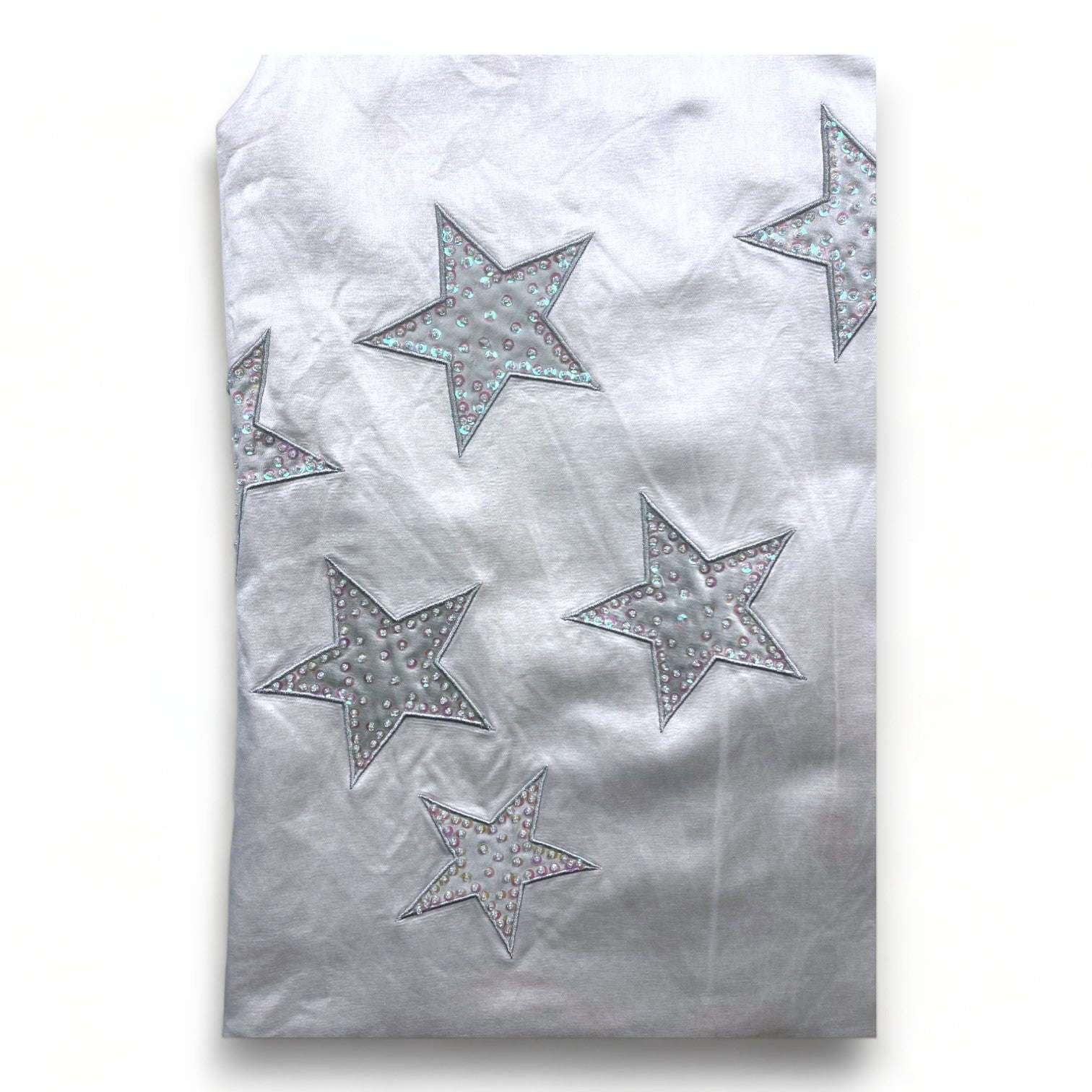 LITTLE MARC JACOBS - Robe blanche à étoiles à strass - 6 ans
