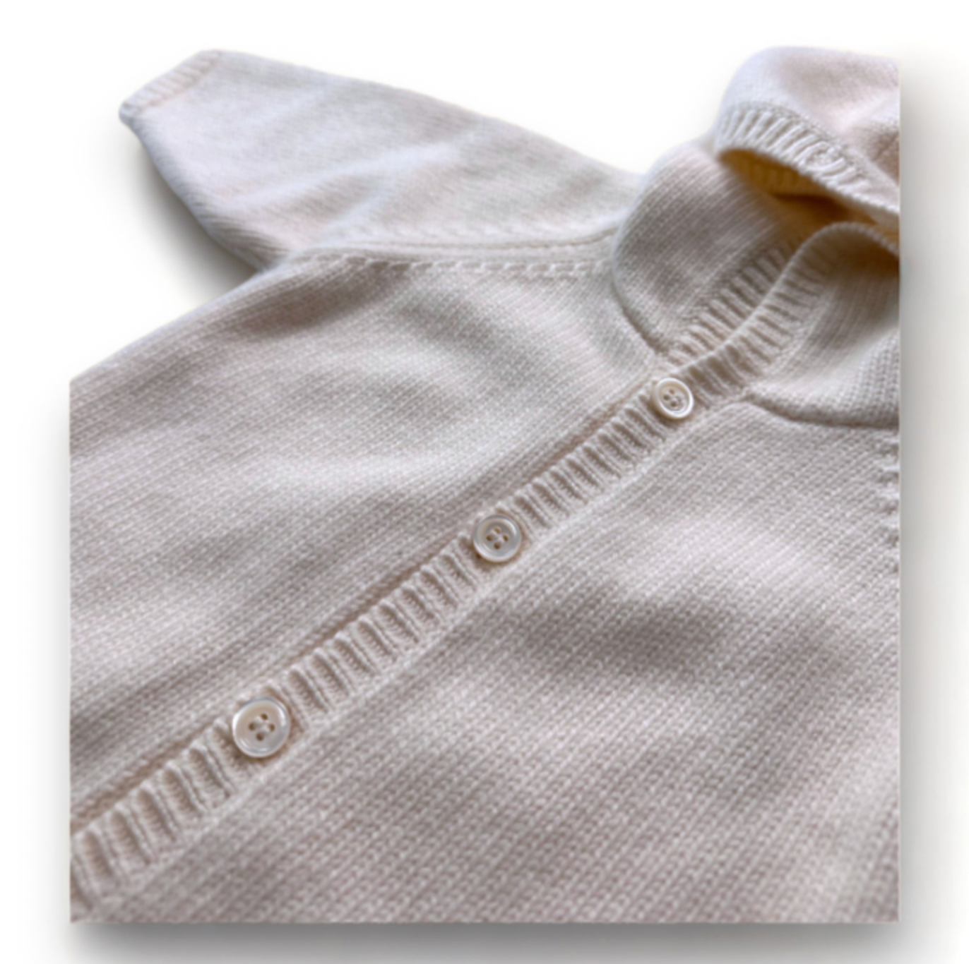 ERIC BOMPARD - Gigoteuse en cachemire crème - 0/3 mois