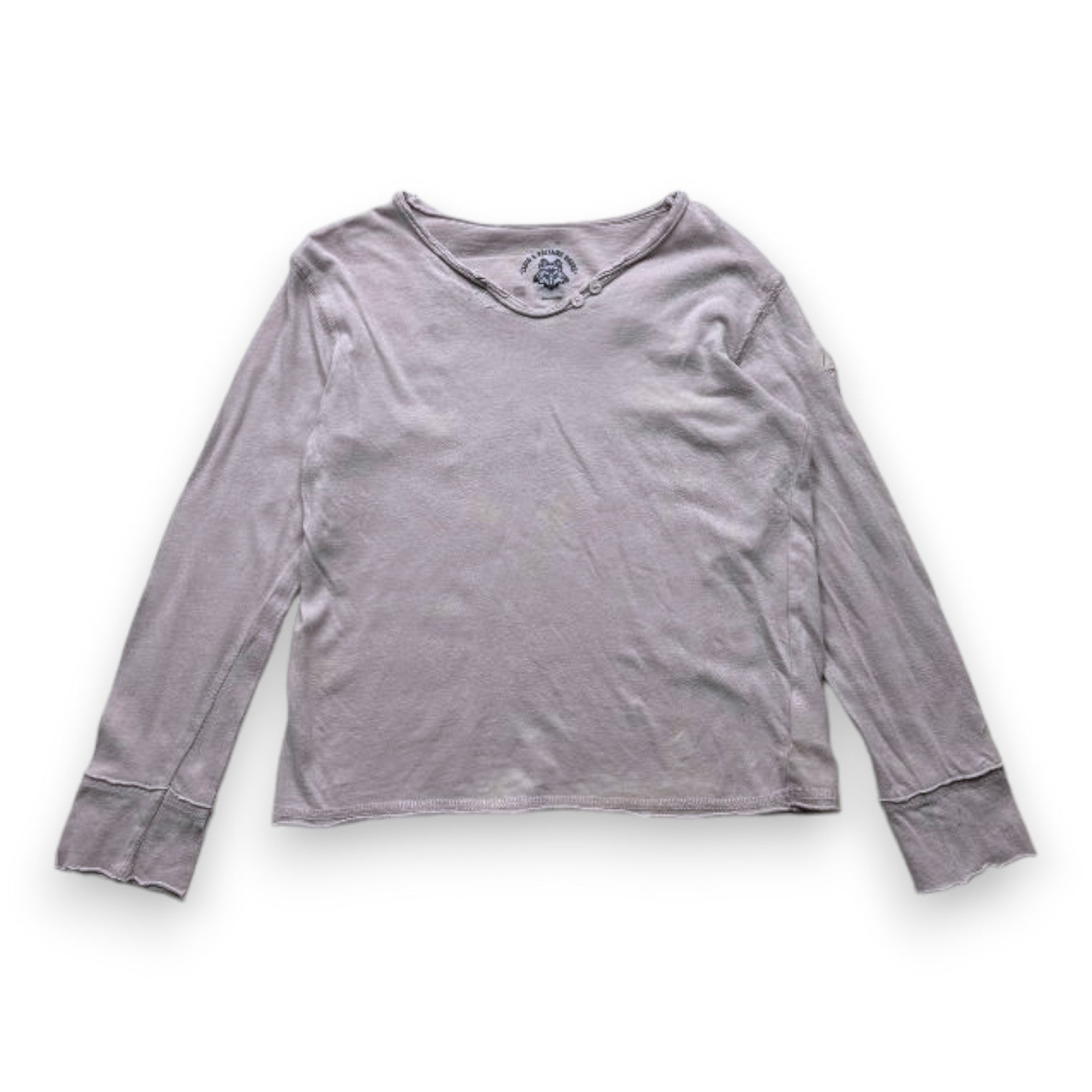 ZADIG & VOLTAIRE - T-shirt à manches longues gris avec imprimé dans le dos - 8 ans