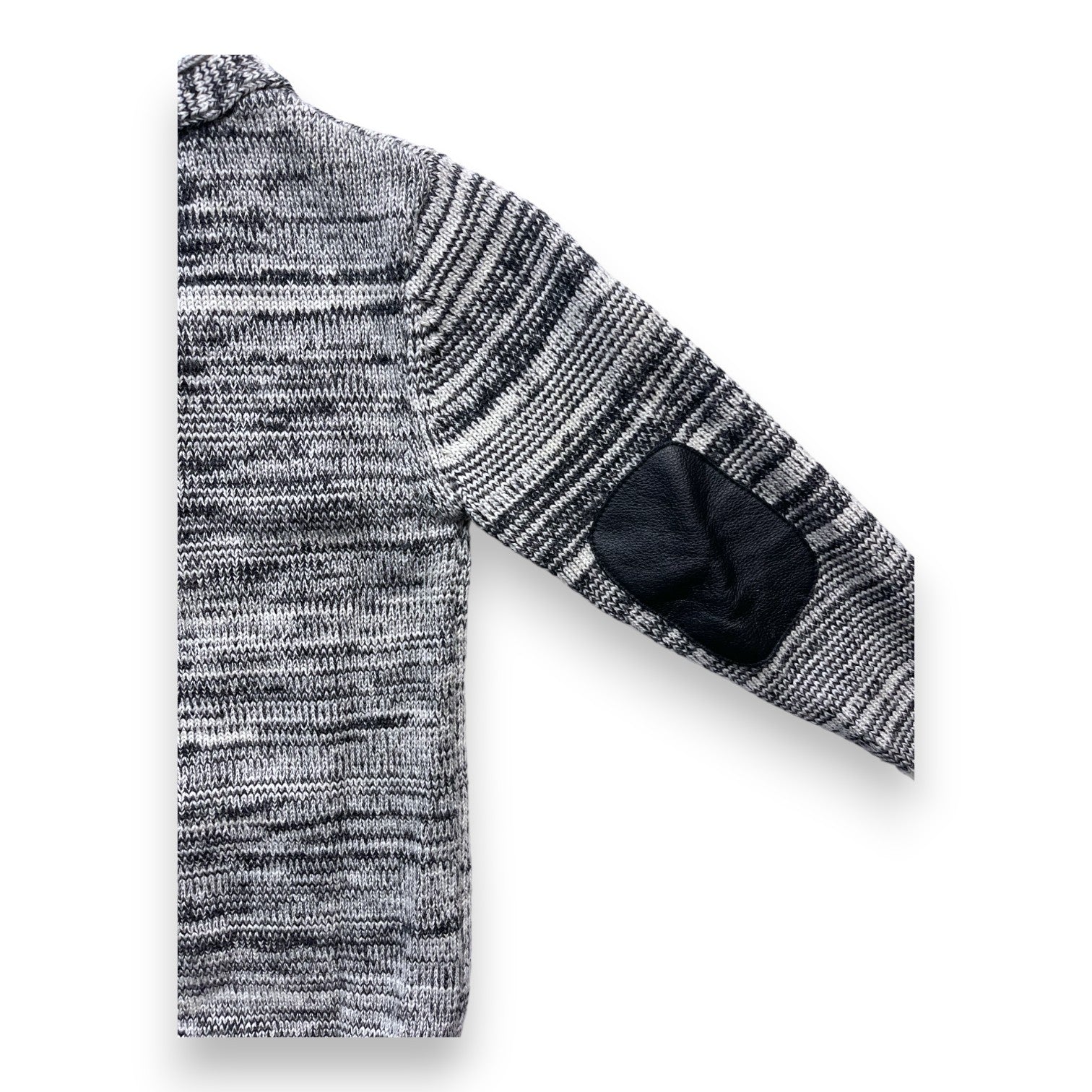 FINGER IN THE NOSE - Pull en laine noir et blanc - 4/5 ans