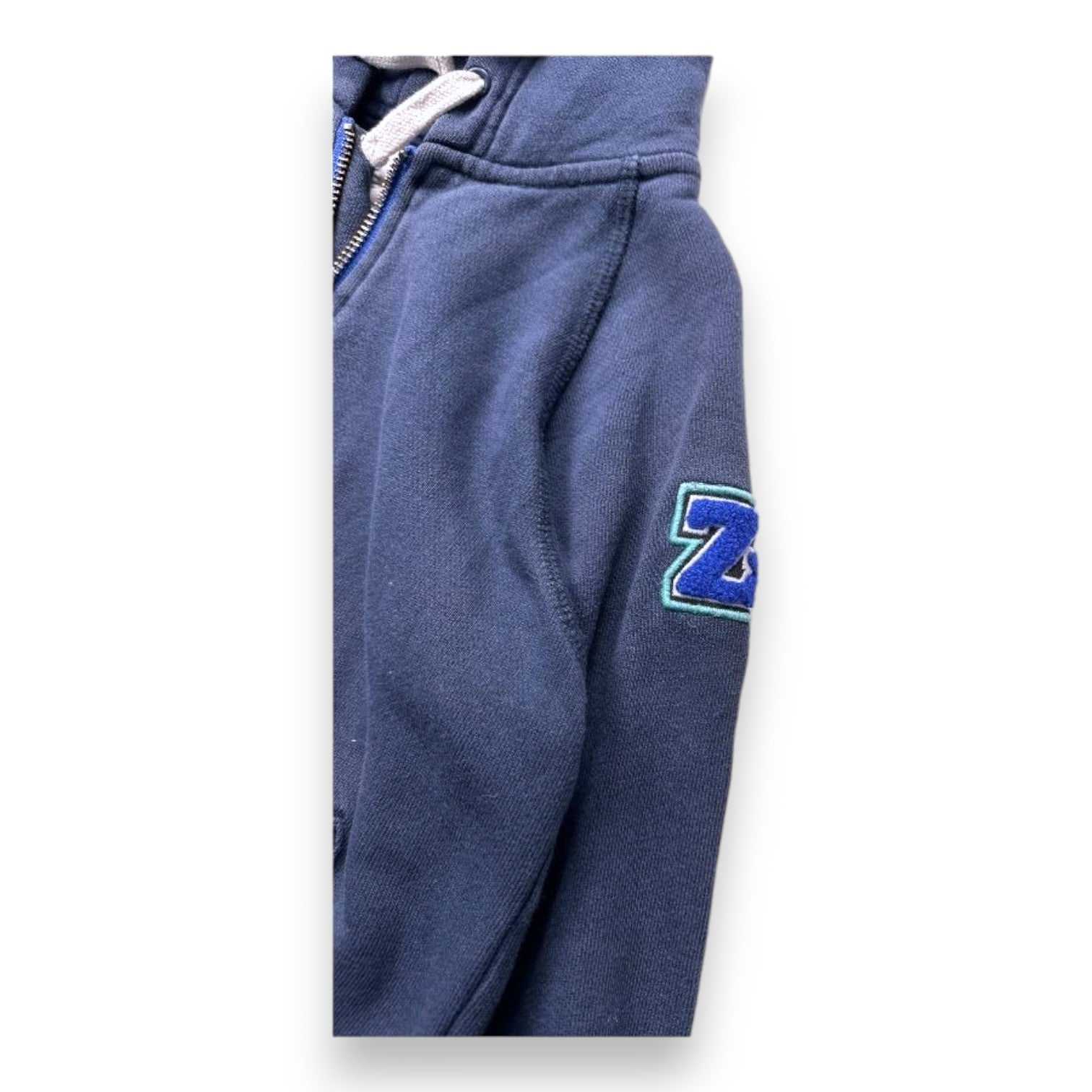 ZADIG & VOLTAIRE - Sweat à capuche bleu marine - 10 ans