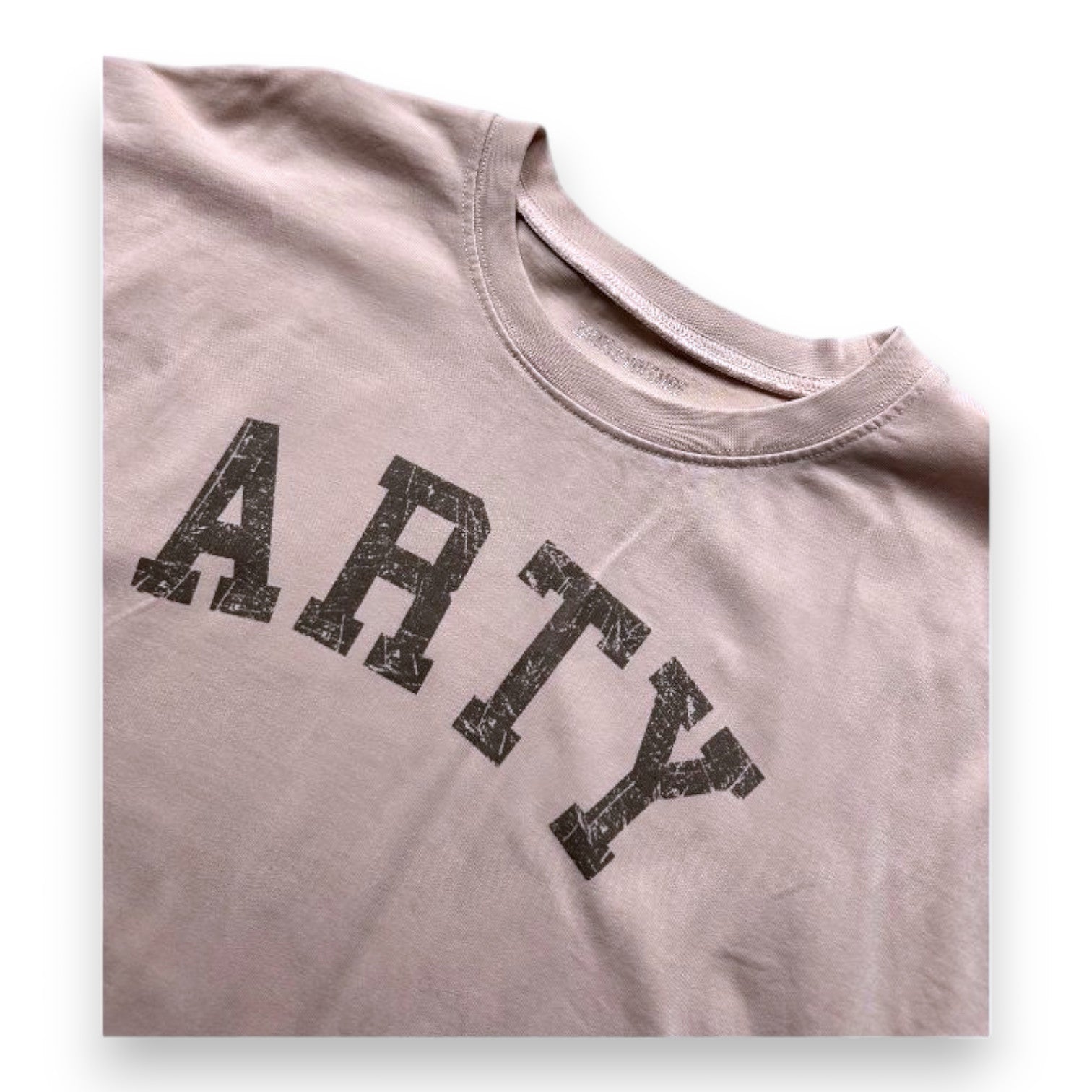 ZADIG & VOLTAIRE - T-shirt à manches courtes rose avec imprimé "ARTY" - 12 ans