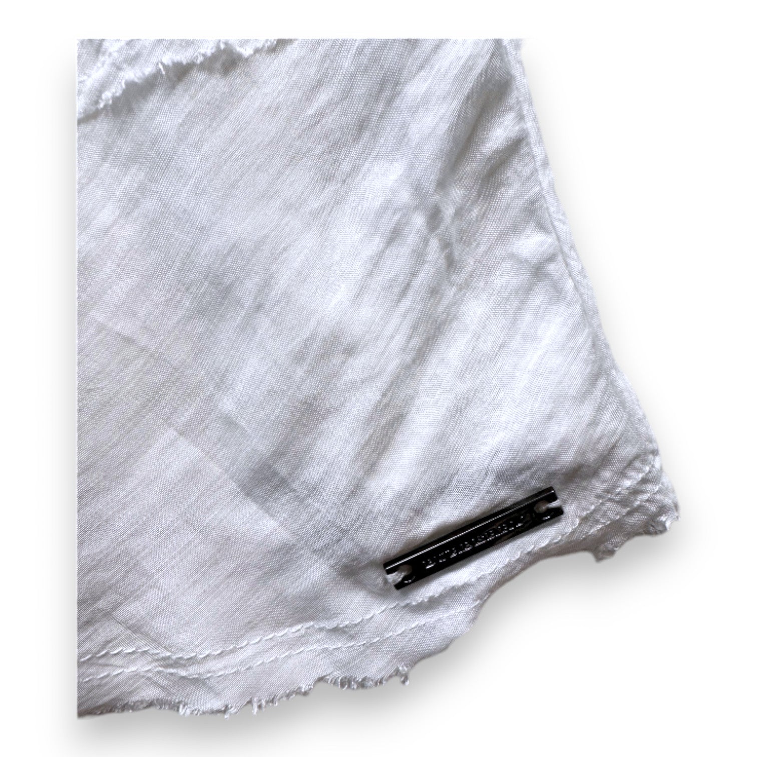 BURBERRY - Asymmetrical white dress - 6 months