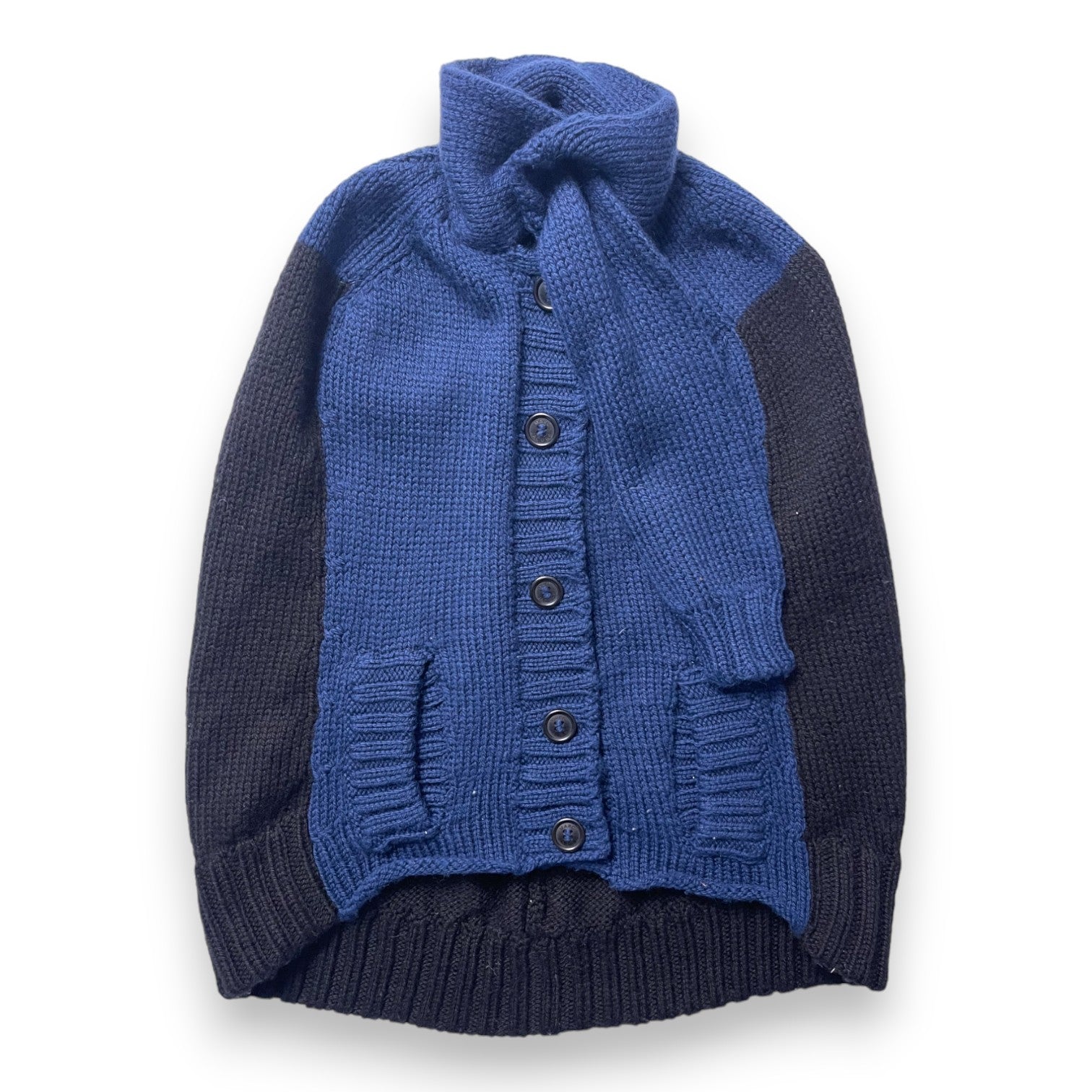 MARC JACOBS - Cape en laine bleu marine - 8 ans