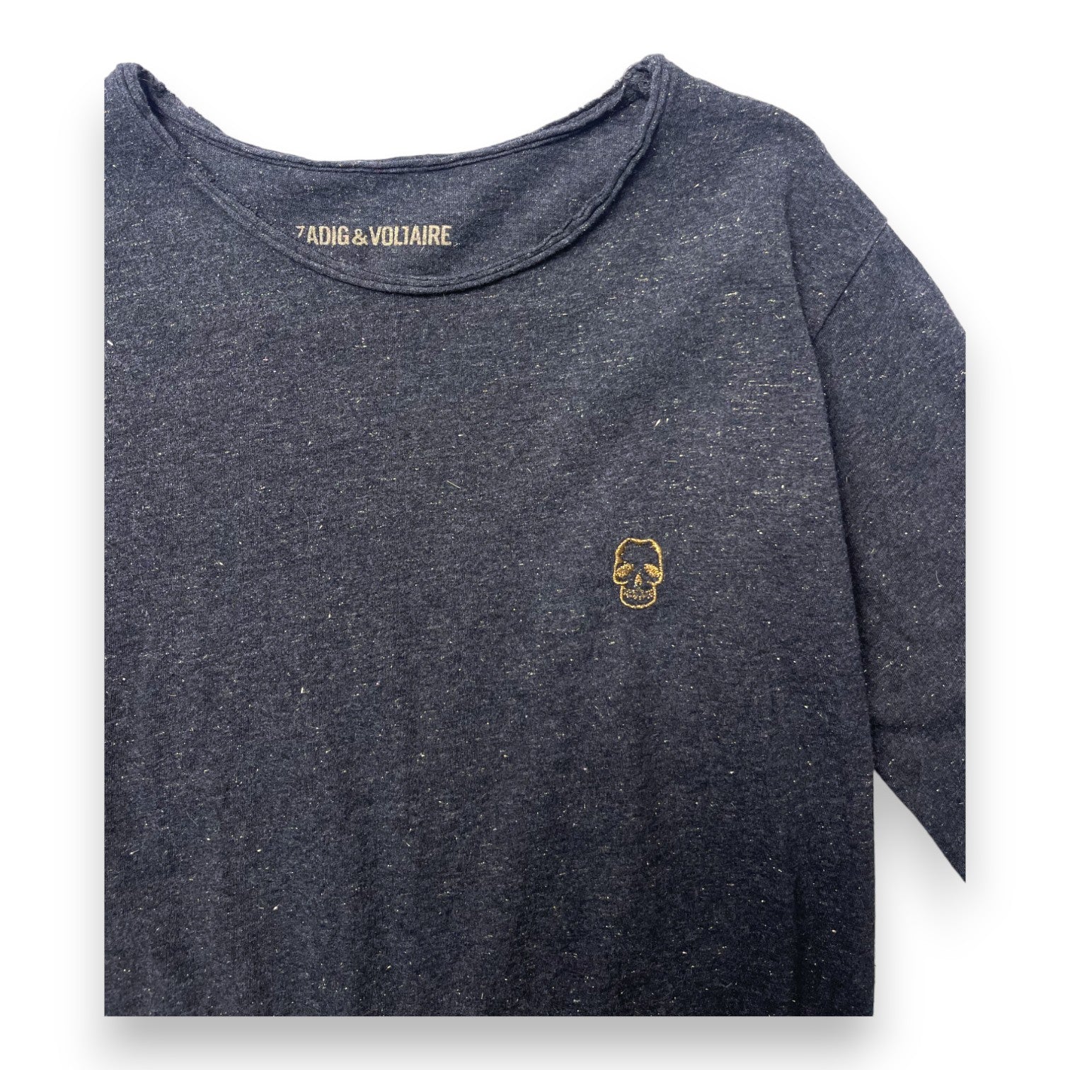 ZADIG & VOLTAIRE - Robe grise fil doré - 12 ans