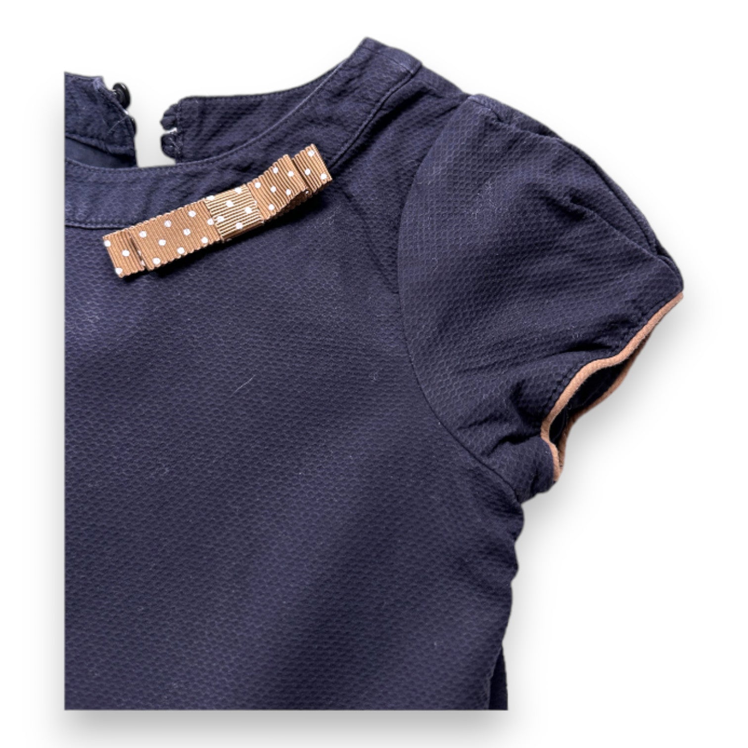 JACADI - Navy blue dress - 4 years