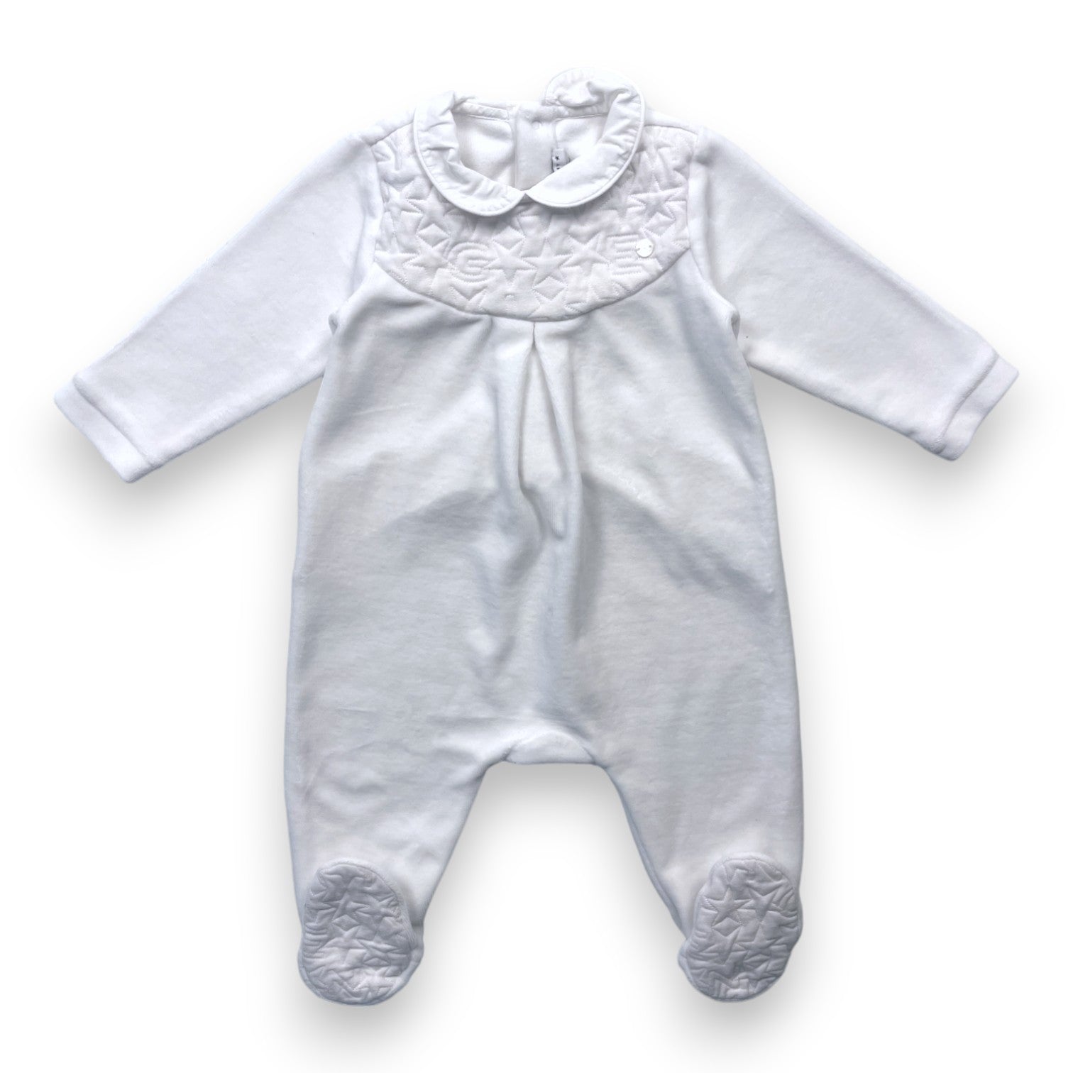 GIVENCHY - Pyjama blanc en velours détail étoiles - 9 mois