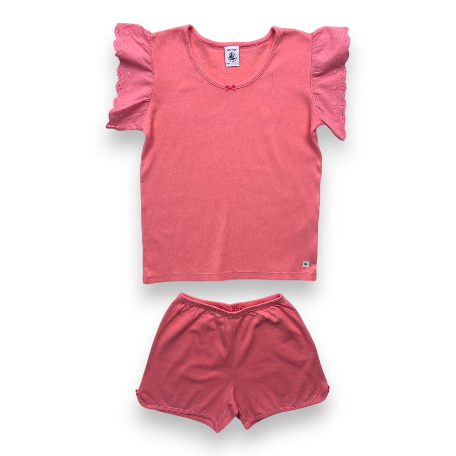 PETIT BATEAU - Pyjama léger rose - 6 ans