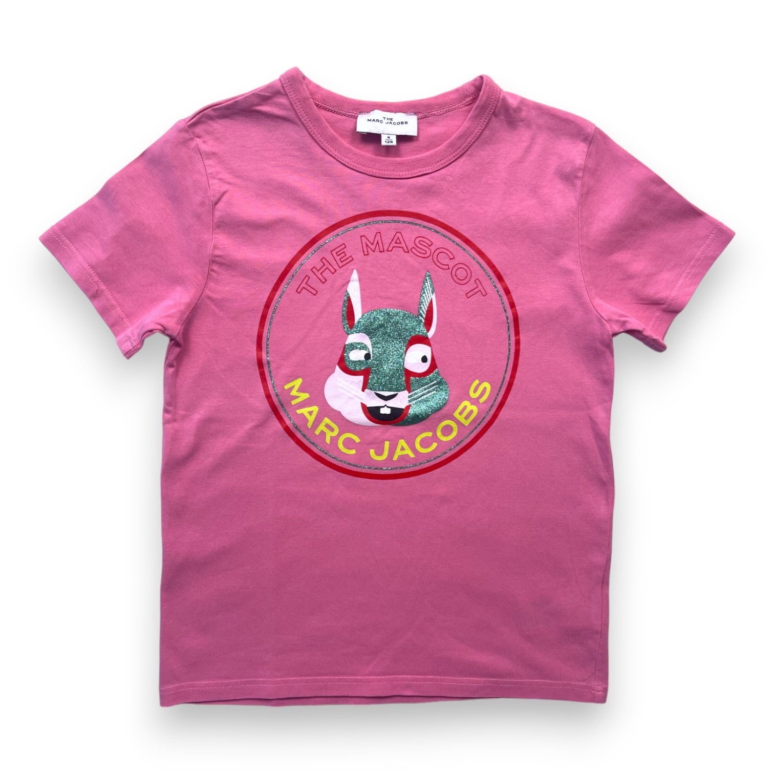 THE MARC JACOBS - T shirt rose imprimé mascotte - 8 ans