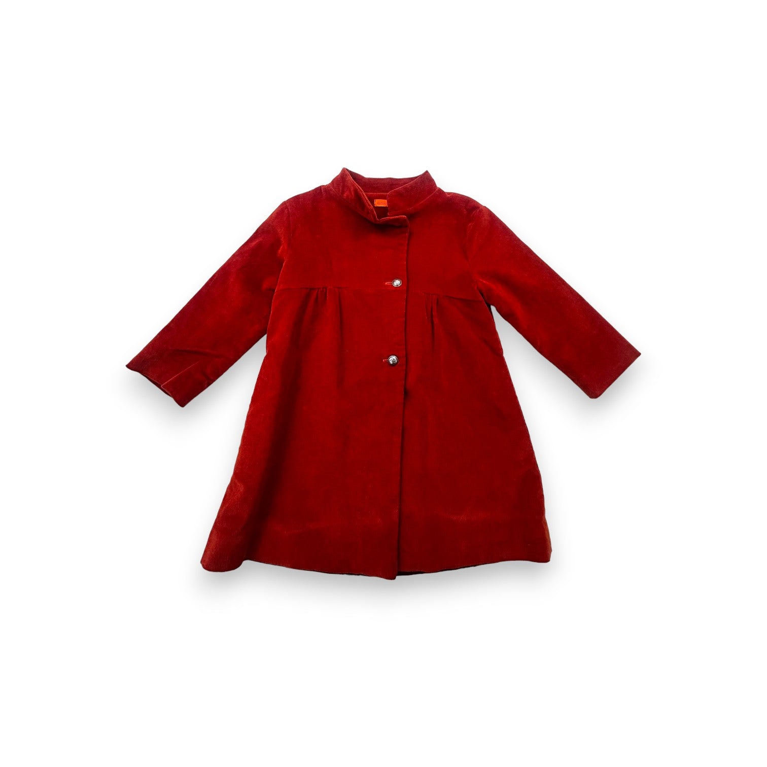 ANTOINE & LILI - Robe en velours rouge - 4 ans