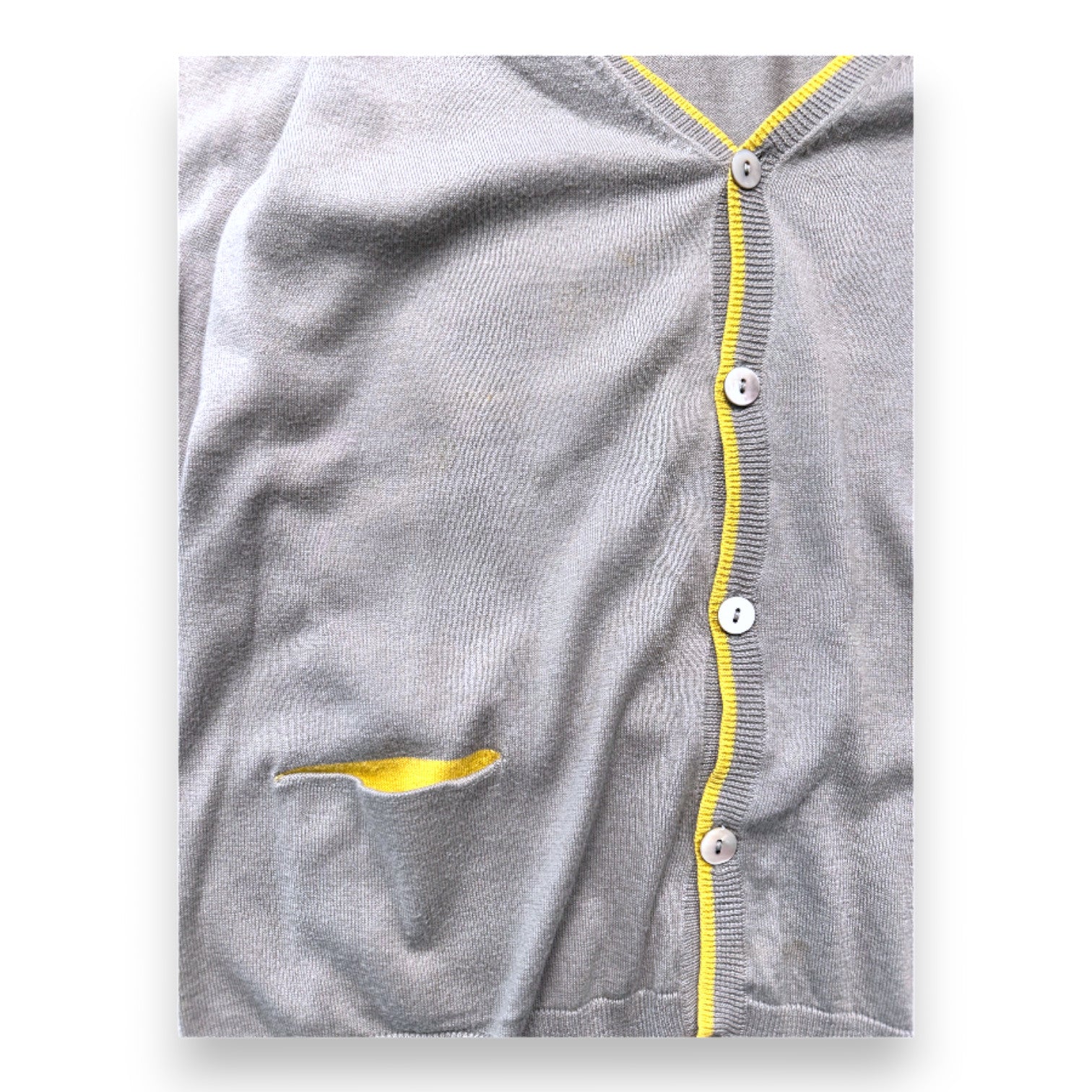 BONPOINT - Cardigan gris - 10 ans