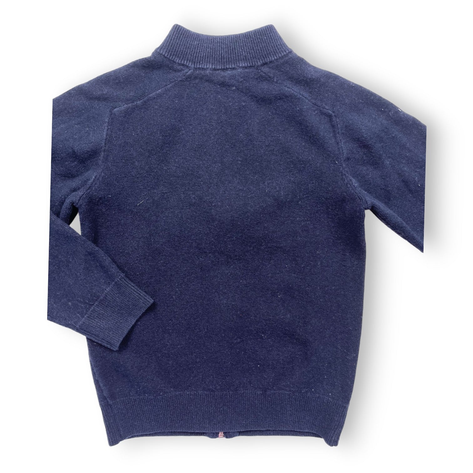 JACADI - Marineblaue Wollstrickjacke - 10 Jahre