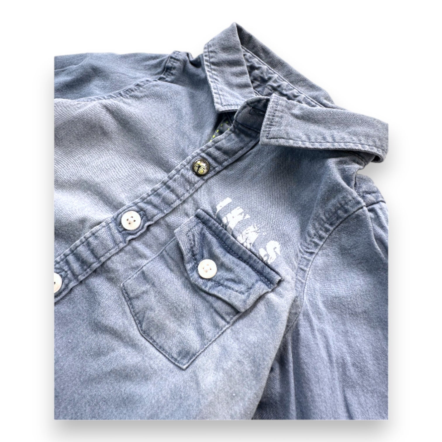 IKKS - Blue denim shirt - 3 months