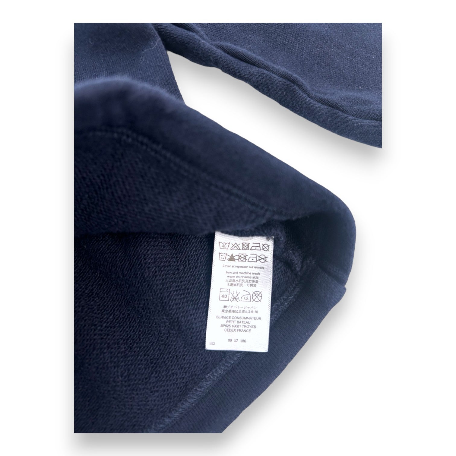 PETIT BATEAU - Midnight blue blazer - 6 years