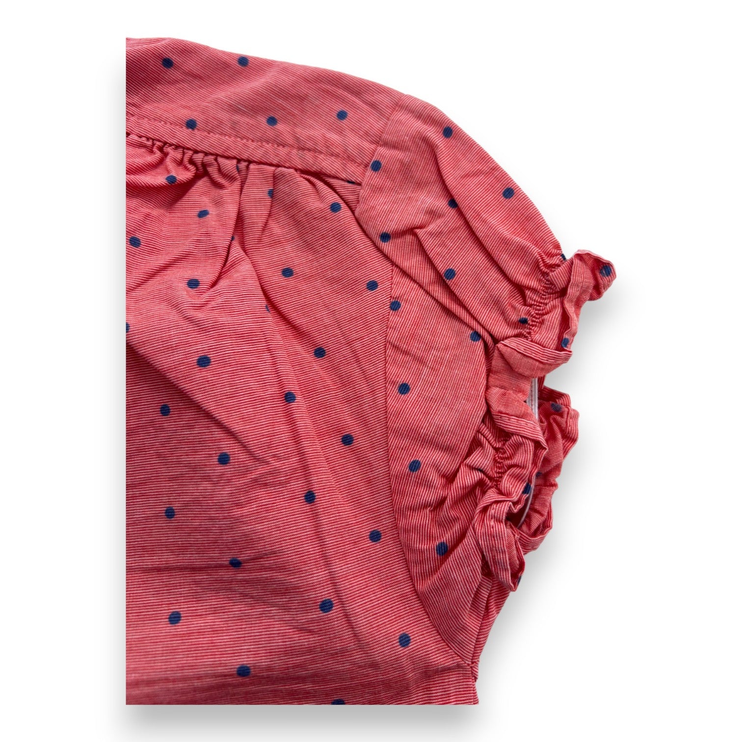 CYRILLUS - Rosa Bluse mit kleinen Punkten - 4 Jahre