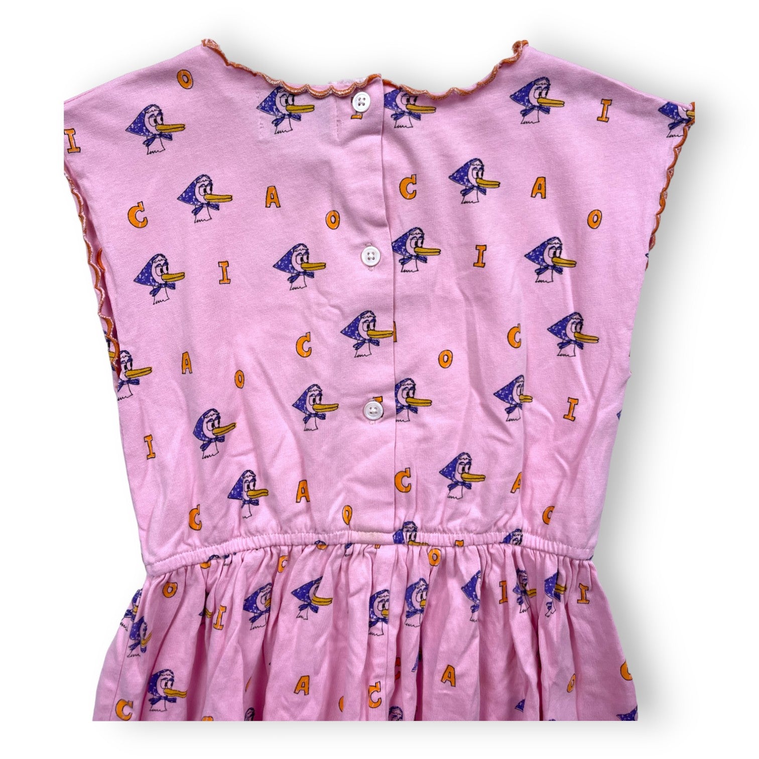 WANDER & WONDER - Robe rose à motifs colorés - 7/8 ans