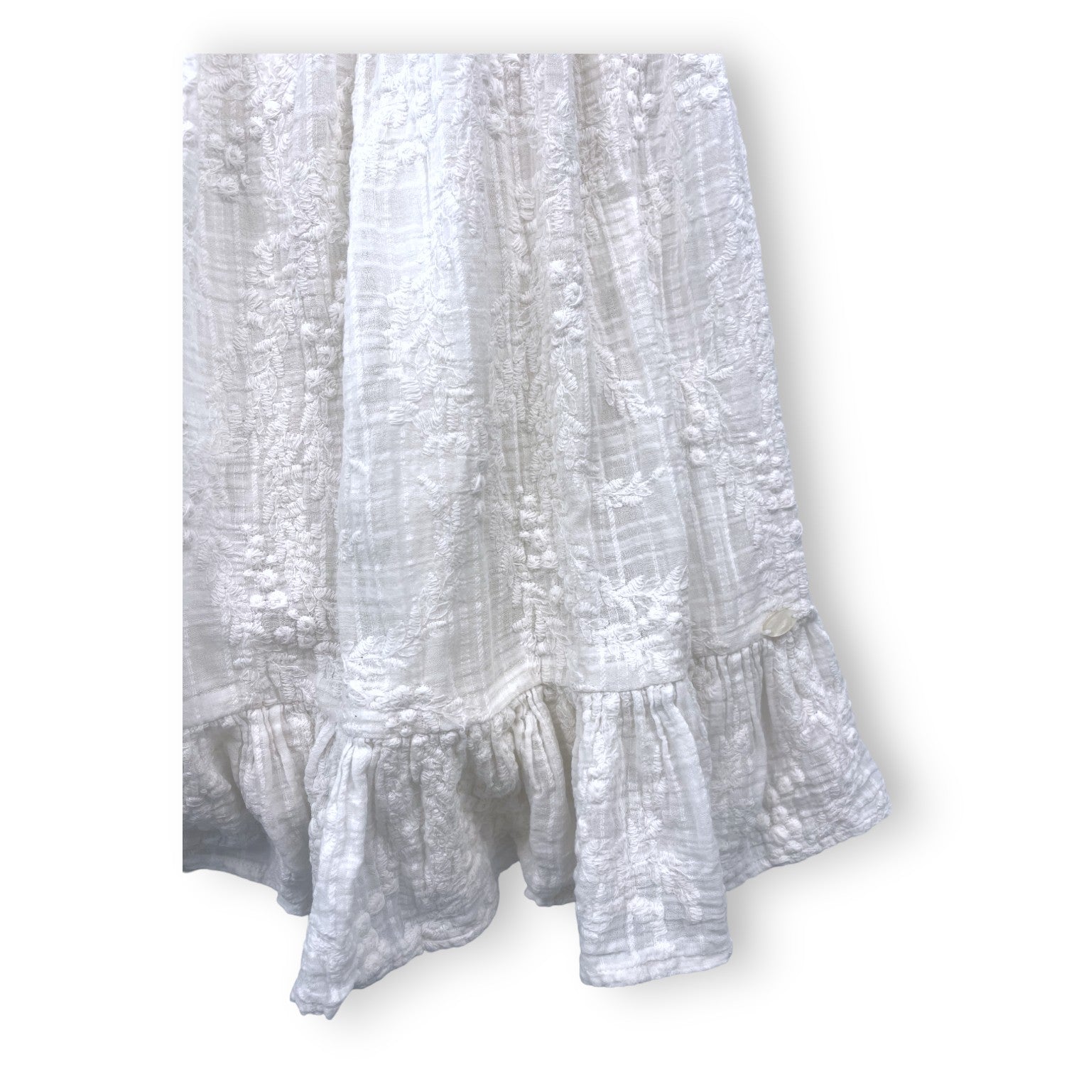 TARTINE & CHOCOLAT - Robe de cérémonie blanche à broderies - 8 ans