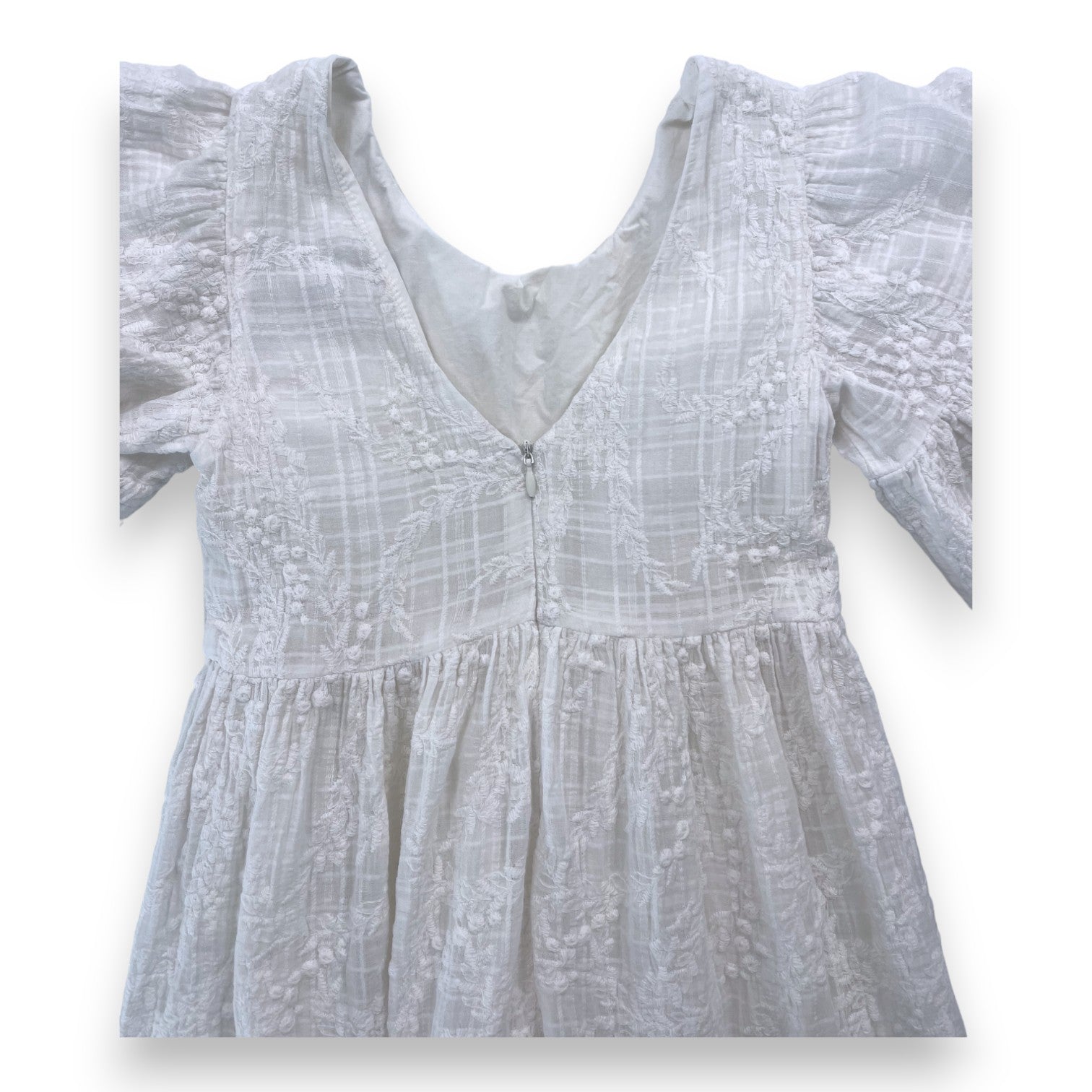 TARTINE & CHOCOLAT - Robe de cérémonie blanche à broderies - 8 ans