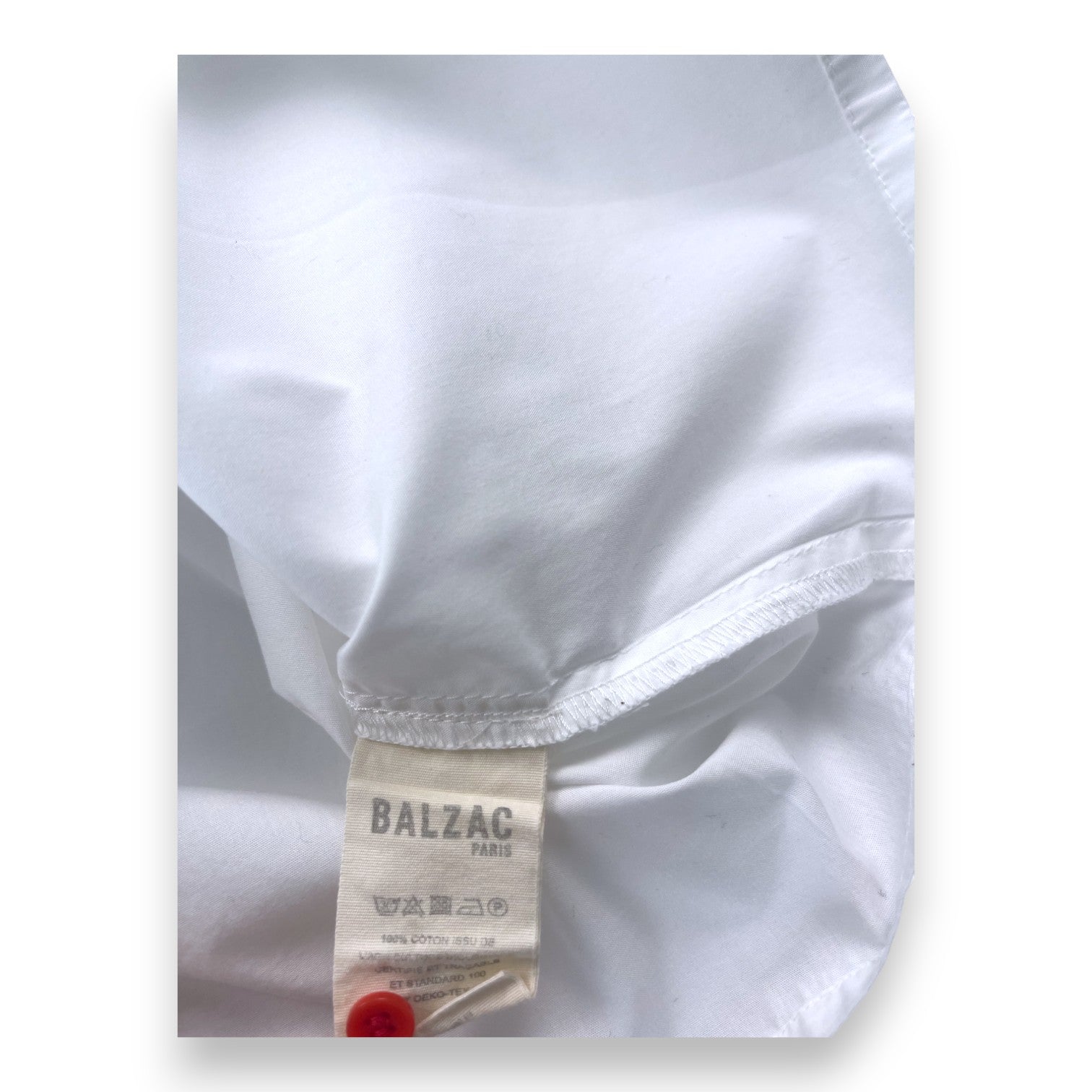 BALZAC - Ensemble blouse blanche et pantalon vichy rose - 8 ans