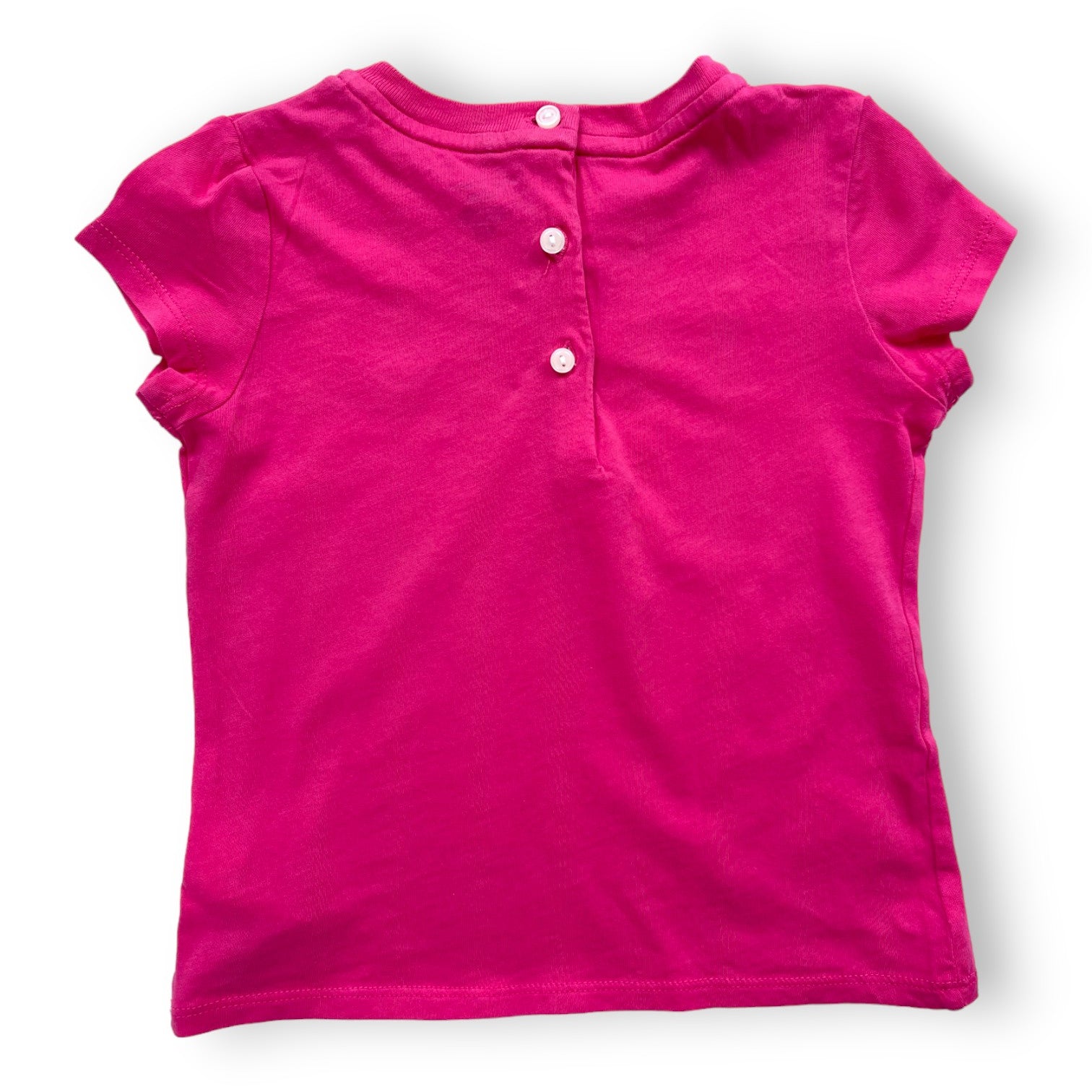 RALPH LAUREN - Rosa gemustertes Kurzarm-T-Shirt - 2 Jahre