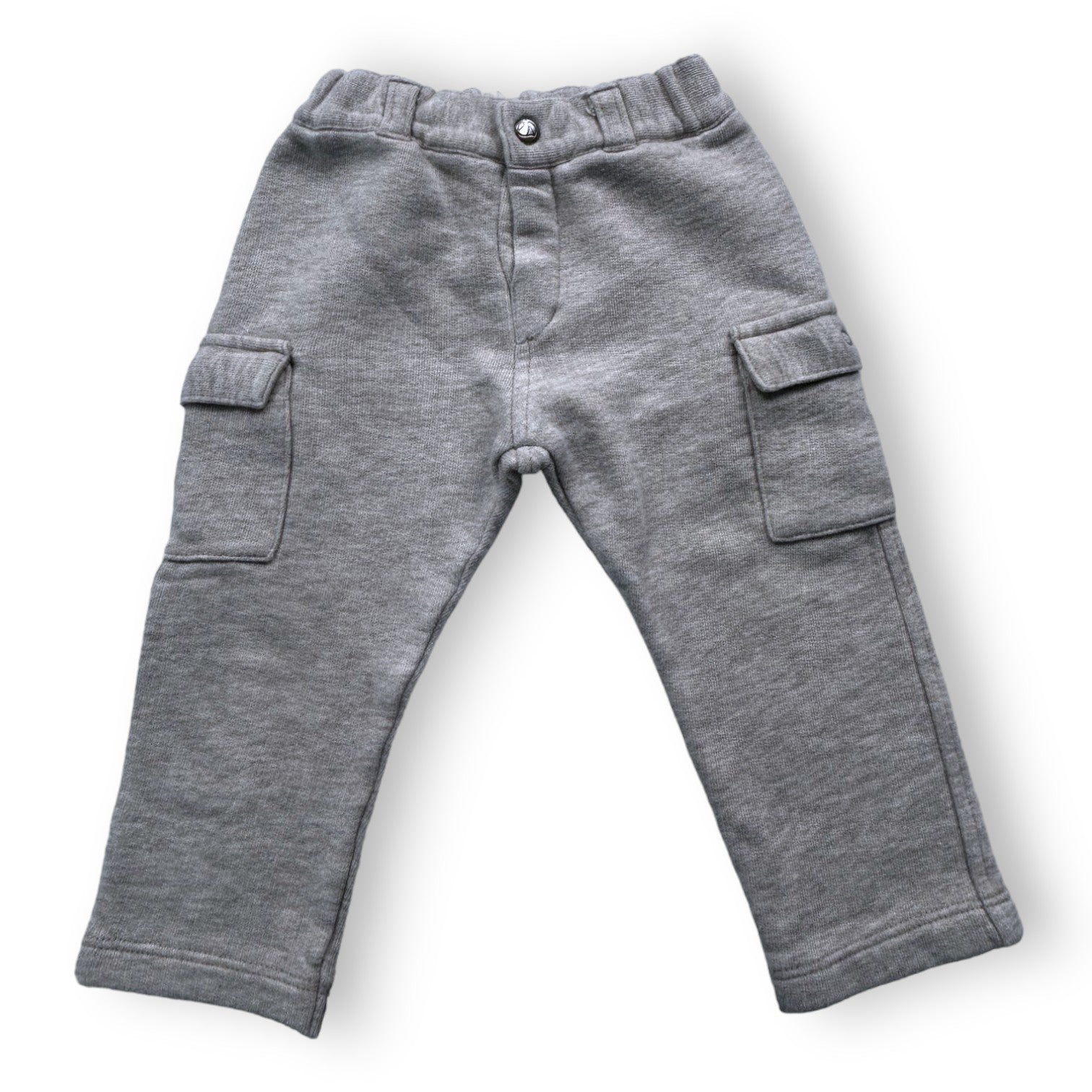 PETIT BATEAU - Pantalon en molleton beige - 18 mois