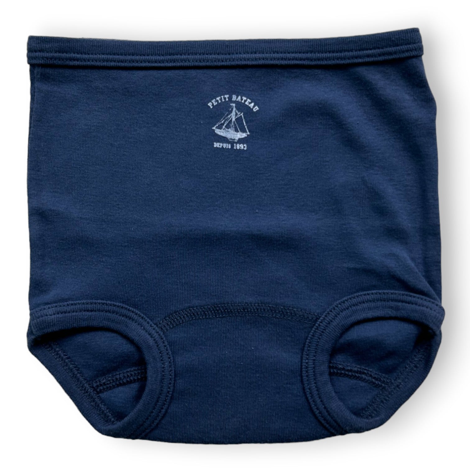PETIT BATEAU - Bloomer bleu - 12 mois