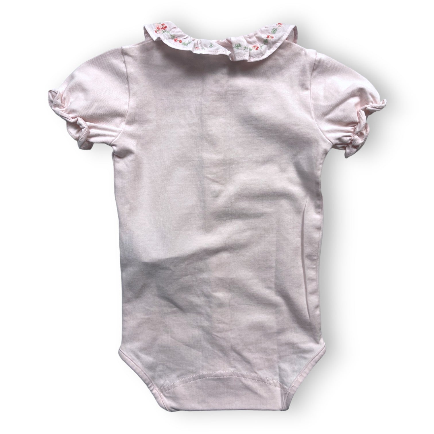 TARTINE &amp; CHOCOLAT - Pink bodysuit with embroidered collar - 12 months