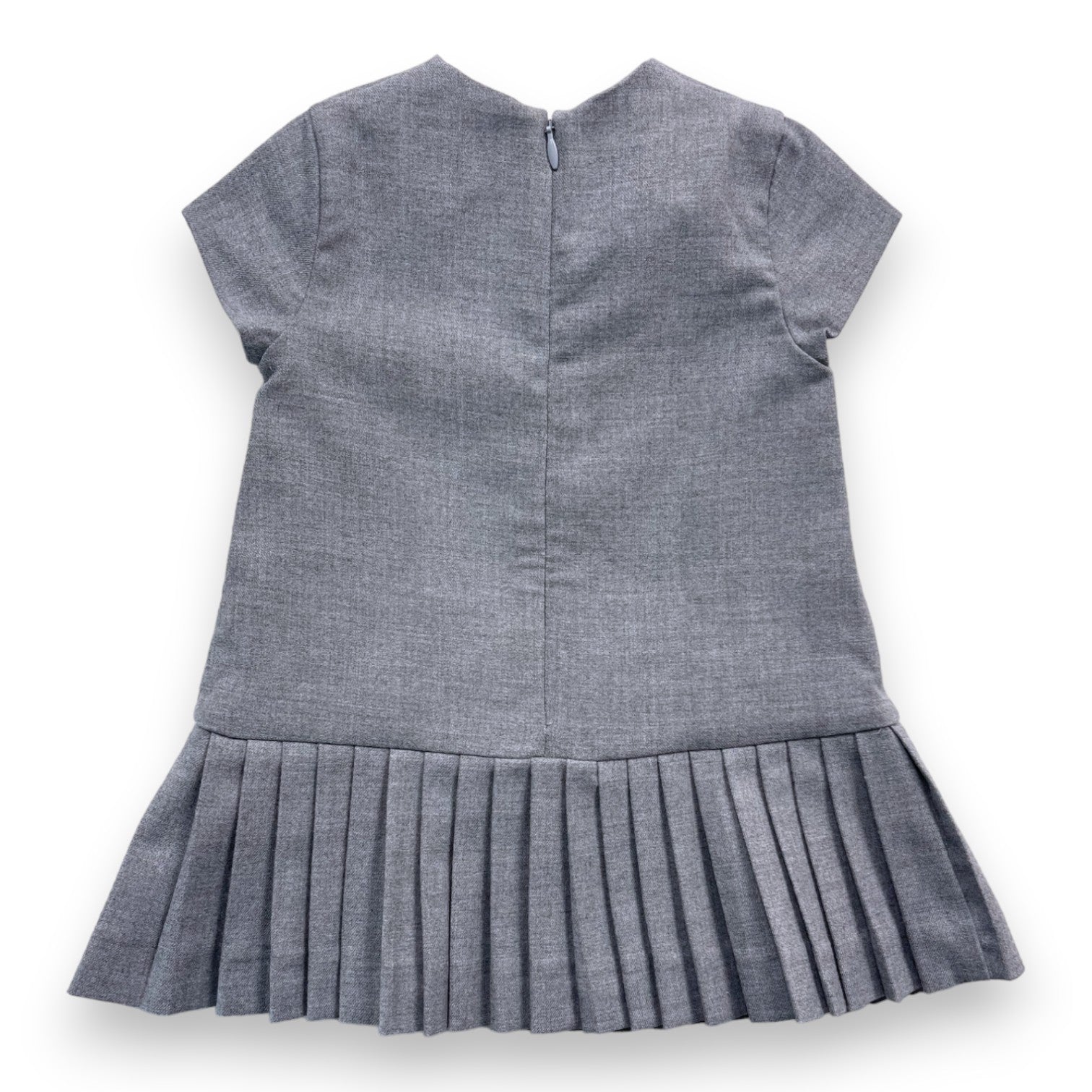 TARTINE &amp; CHOCOLAT - Plissiertes graues Kleid - 18 Monate