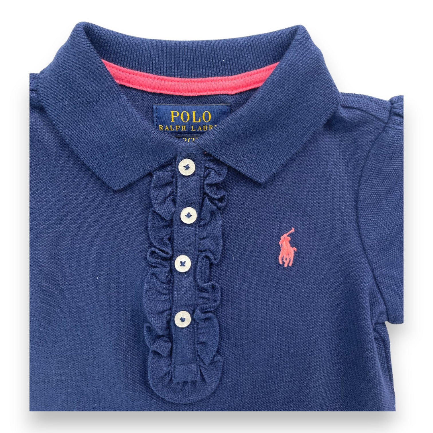 RALPH LAUREN - Marineblaues Poloshirt - 2 Jahre