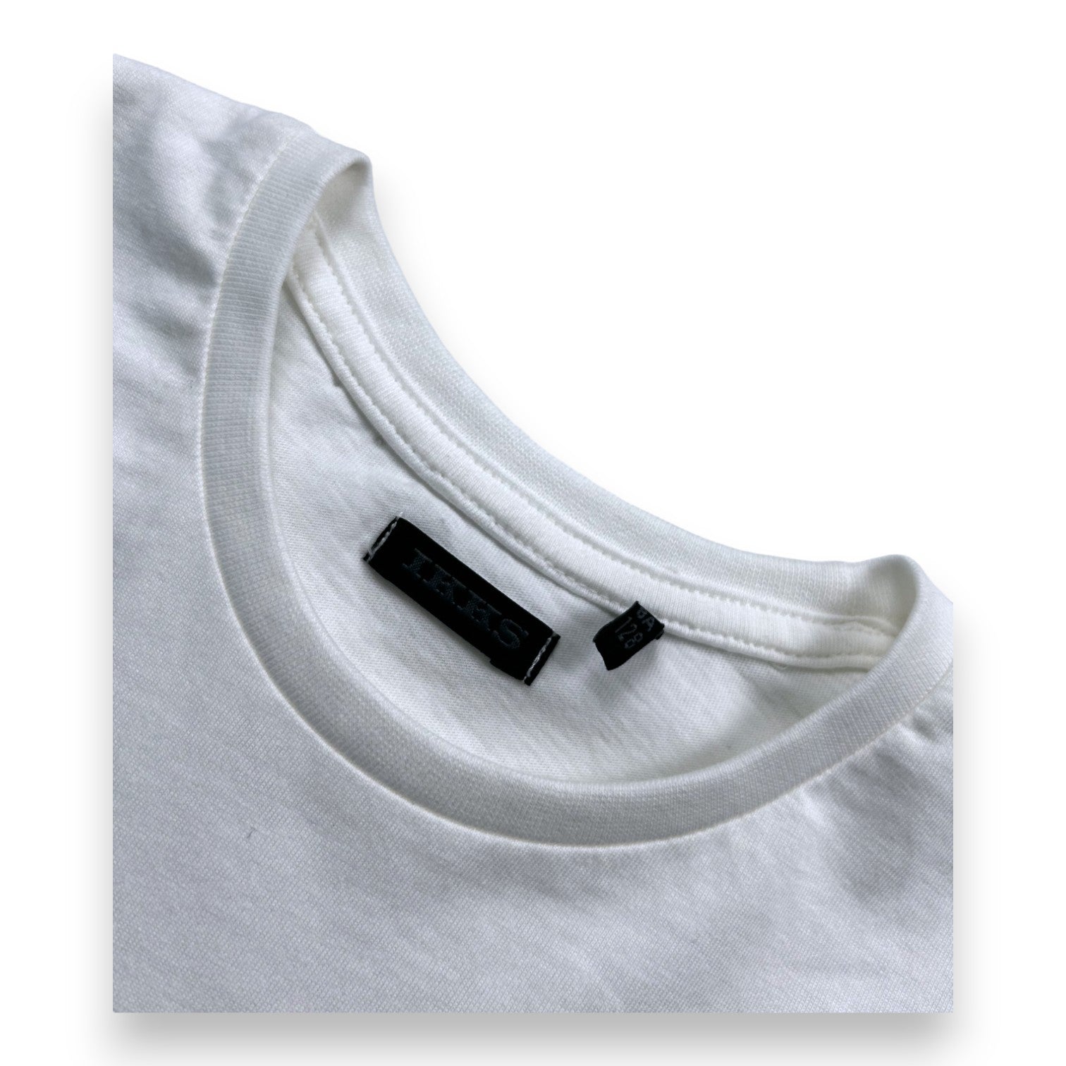 IKKS - T-shirt blanc dessin chien - 8 ans