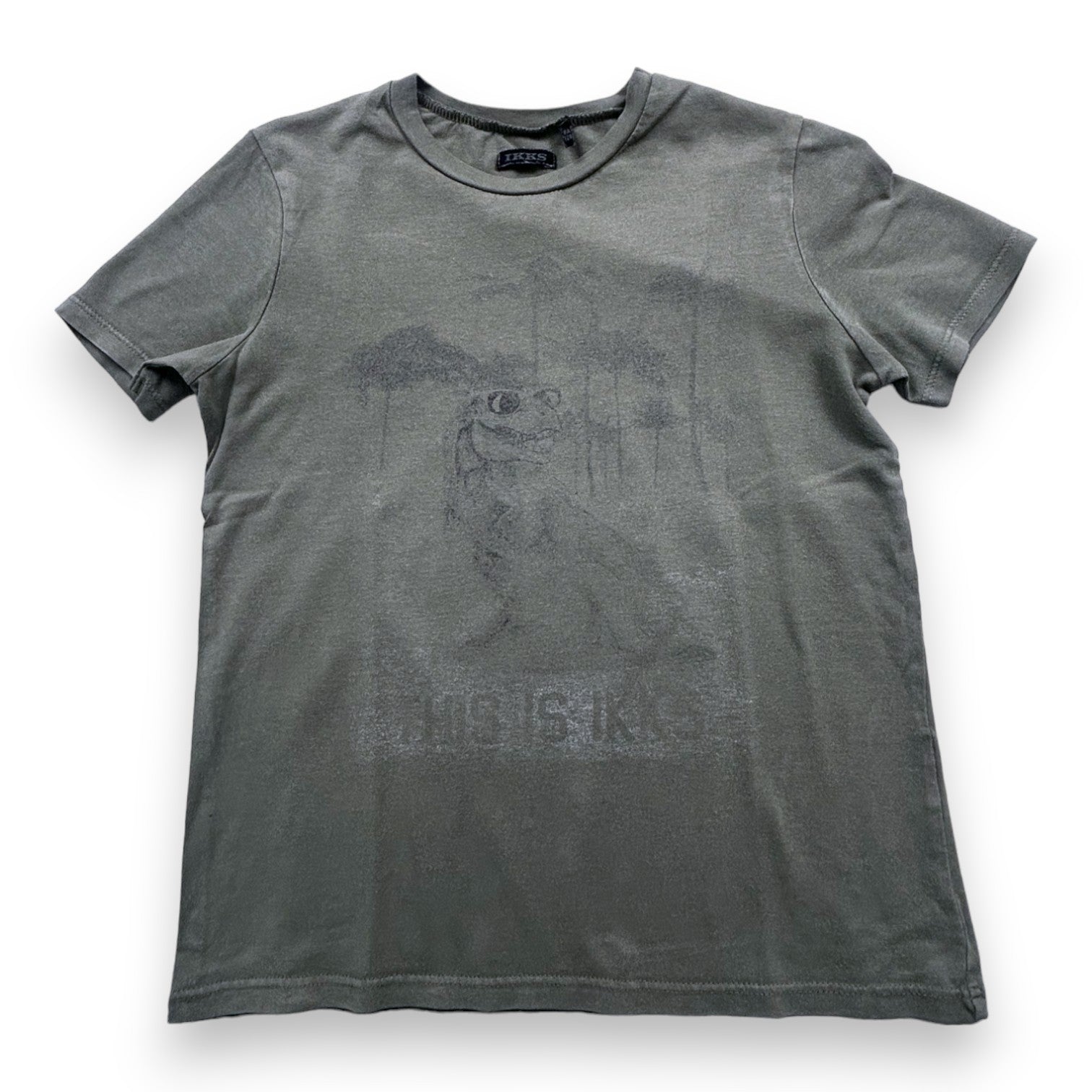 IKKS - T-shirt kaki imprimé Jurassic Park - 8 ans
