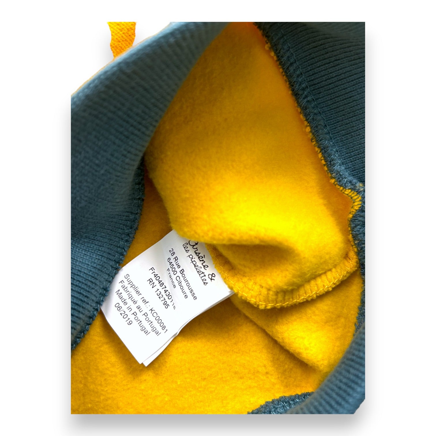 ARSÈNE ET LES PIPELETTES - Pull jaune imprimé - 8 ans