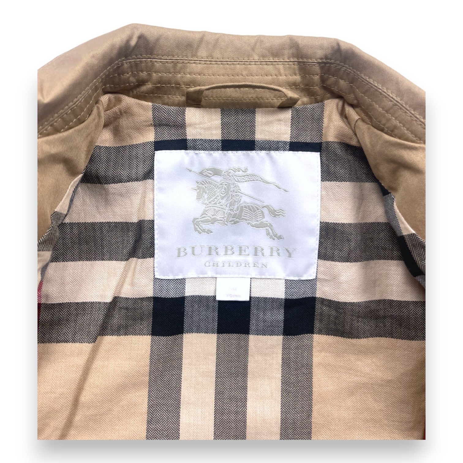 BURBERRY - Classic beige trench coat - 9 months