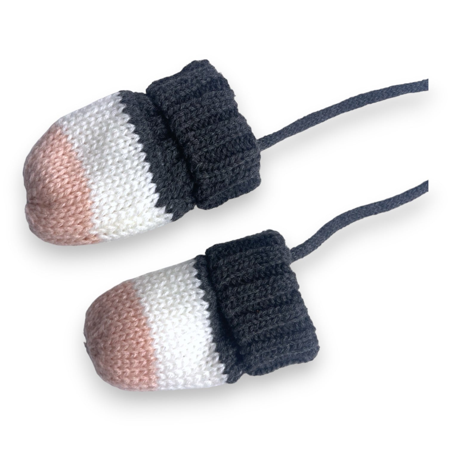 IKKS - Dreifarbige Strickfäustlinge - 3/6 Monate