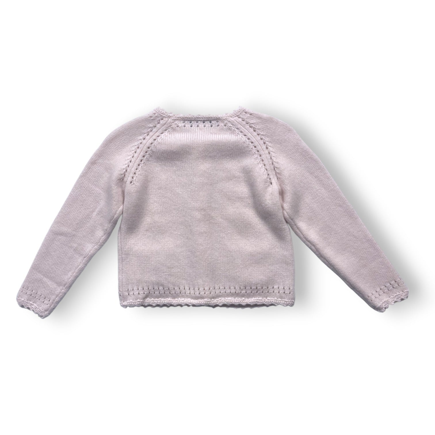 TARTINE &amp; CHOCOLAT - Light pink cashmere cardigan - 2 years
