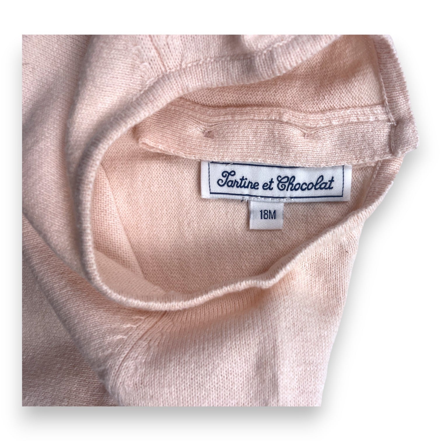 TARTINE &amp; CHOCOLAT - Rosa Strickkleid - 18 Monate