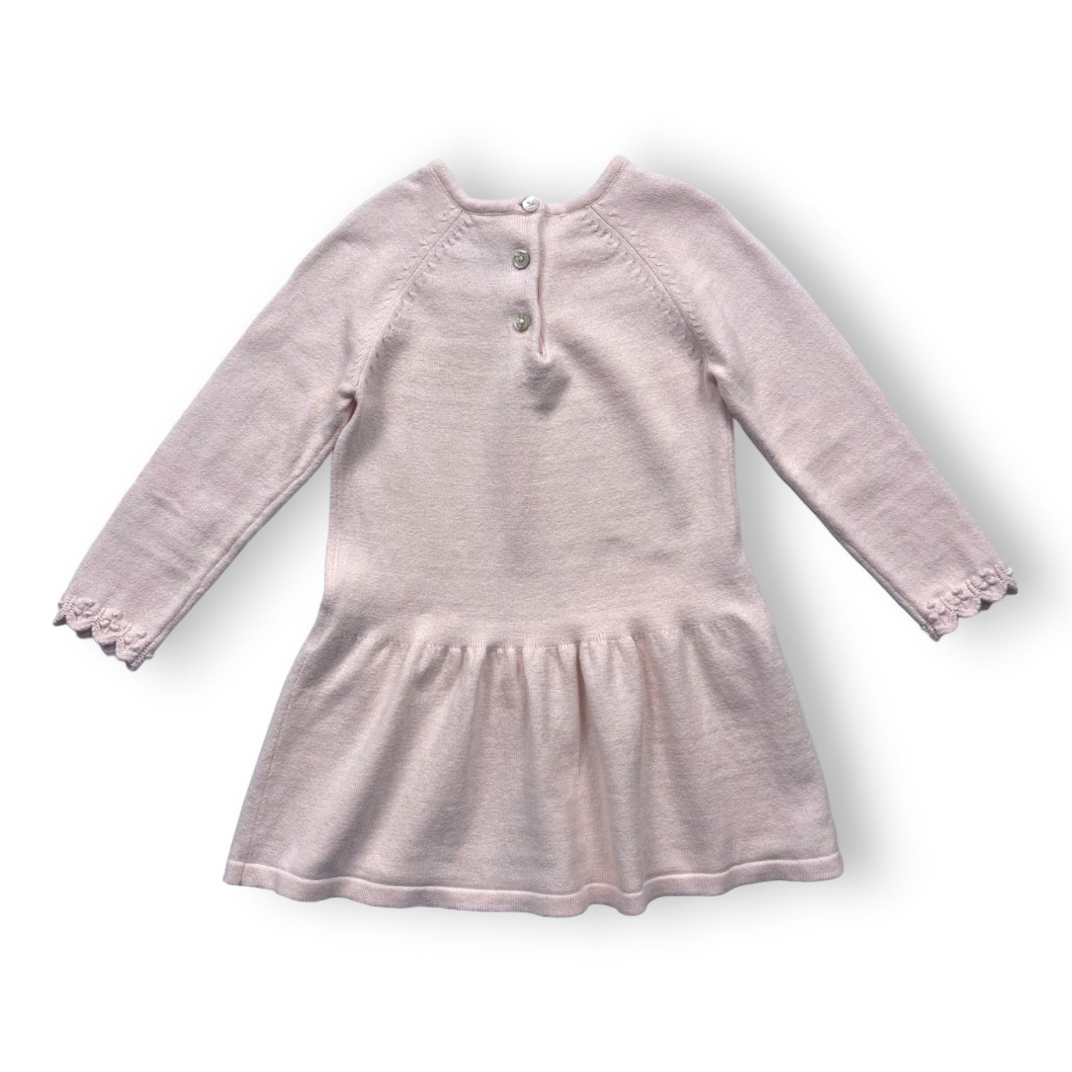 TARTINE & CHOCOLAT - Robe rose en tricot - 18 mois