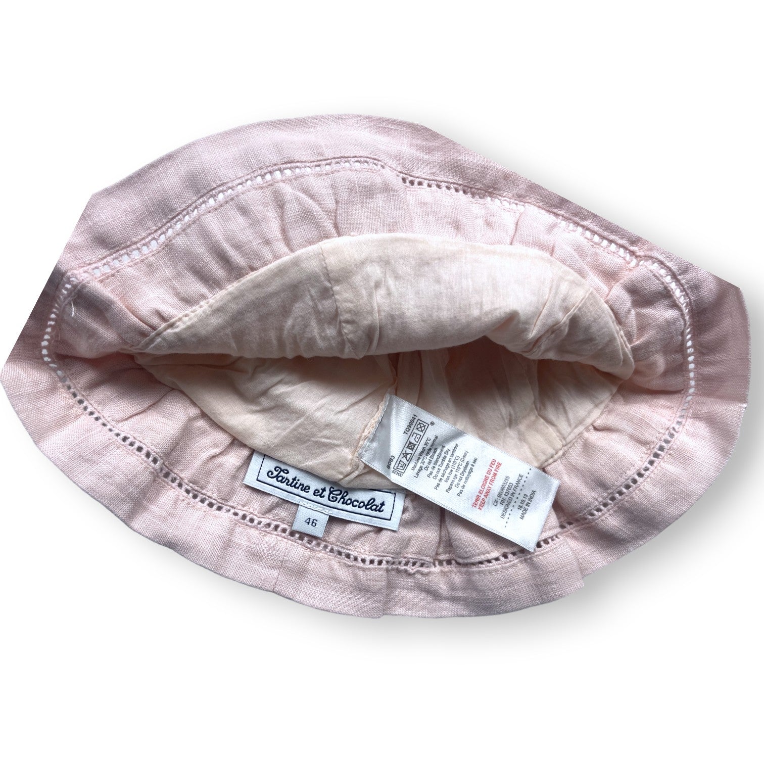 TARTINE &amp; CHOCOLAT - Rosa Leinen-Bob - 6 Monate